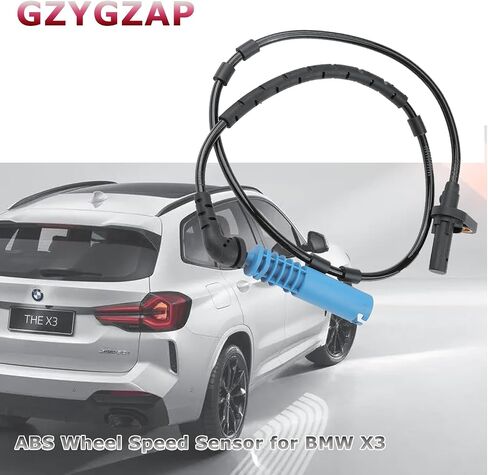 GZYGZAP 1pcs Rear ABS Wheel Speed Sensor for BMW X3 2004-2010 2.5L,L6 2004-2006,3.0L OEM# 34523405907 34523420331 ALS441 AB0145 5S10563 50336 （Rear Left Right） in Saudi Arabia