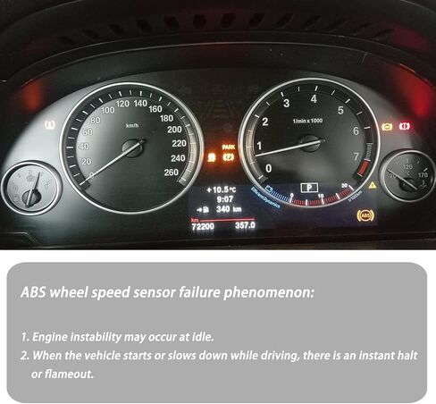 GZYGZAP 1pcs Rear ABS Wheel Speed Sensor for BMW X3 2004-2010 2.5L,L6 2004-2006,3.0L OEM# 34523405907 34523420331 ALS441 AB0145 5S10563 50336 （Rear Left Right） in Saudi Arabia