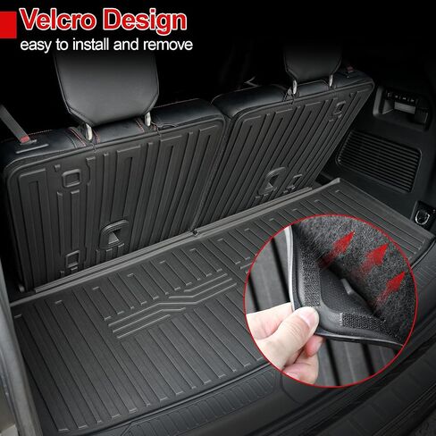 Floor Mats for 2020-2025 Ford Explorer Accessories, Cargo Mat with Backrest Mat All Weather TPE Waterproof for Ford Explorer 7 Passenger Captain Seat ST Accessories 2025 2024 2023 in Saudi Arabia