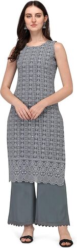 مجموعة تسوق كوين النسائية جورجيت شيكانكاري لاكناوي كورتا بالازو in Kuwait