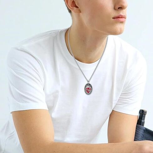 الشمال فايكنغ ثور المطرقة قلادة 925 فضة فايكنغ الشمال قلادة نورس المطرقة مجوهرات هدية للرجال النساء in Kuwait