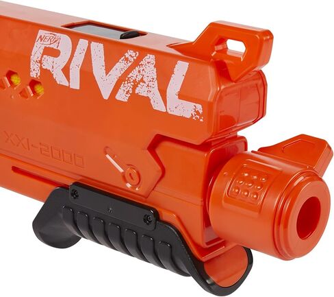 Nerf Rival Curve Shot - مسدس هيليكس XXI-2000 - جولات إطلاق نار للانحناء إلى اليسار أو اليمين أو إلى الأسفل أو إطلاق النار بشكل مستقيم - 20 طلقة منافسة in Saudi Arabia