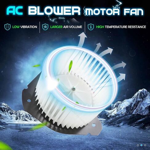 Heater Blower Motor Assembly F47Z 19805 A for 1986-1989 Ford Aerostar, 1987-1990 Ford Bronco, 1984-1990 Ford Bronco II, 1991 1992 Ford Explorer, 1983-1994 Ford Ranger 700151 in Saudi Arabia