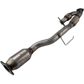 محول حفاز 53794 متوافق مع 2007-2012 Ni-ssan Ver-sa 1.8L أمامي من الفولاذ المقاوم للصدأ محول حفاز عالي التدفق