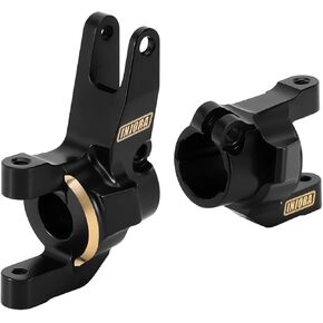 INJORA Black Coating Brass C-Hub for 1/10 RC Crawler SCX10 III AR45 Straight Axle Upgrade