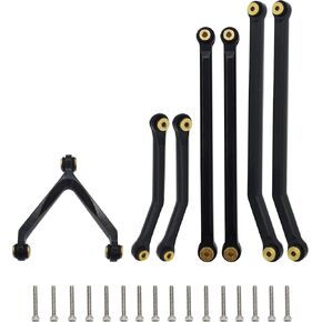 الألومنيوم RC سيارة تعليق الربط التعادل قضيب وصلة عدة عالية التخليص الهيكل الروابط ل SCX24 ديدبولت AXI90081 AXI00004 بيتي B-17 محوري 1/24 RC الزاحف سيارة in Kuwait