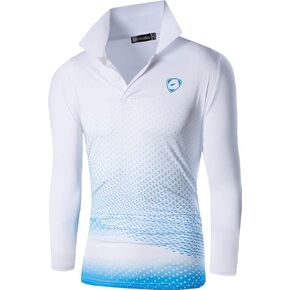 Men's Sport Polo Tee Shirt Tshirts T-Shirts Poloshirts Long Sleeve Golf Tennis Bowling LA287