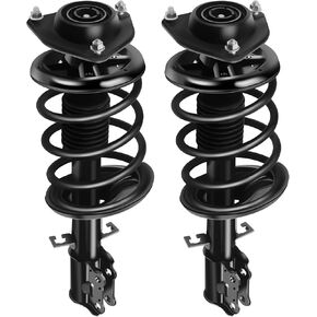 ECCPP Complete Struts Spring Assembly Front Struts Shock Absorber Fit for 2004 2005 2006 2007 2008 2009 for Kia Spectra 2005 2006 2007 2008 2009 for Kia Spectra5 Set of 2