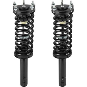 Front & Rear Strut Shock Assembly w/Coil Spring Compatible with Jeep Commander 2006-2010, Grand Cherokee 2005-2010, Replace 171377L 171377R 4911278, Left & Right, 4PCS