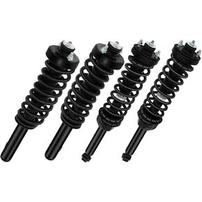 4PCS Front Rear Complete Struts Assembly w/Coil Spring Shock Absorber Fit for 1997 1998 1999 2000 2001 for Honda CR-V Shock Absorber Assembly Replace OE 171583R 171583L 171325
