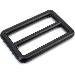 10 Pcs Heavy Duty Metal Tri-glide Slides Black Buckles