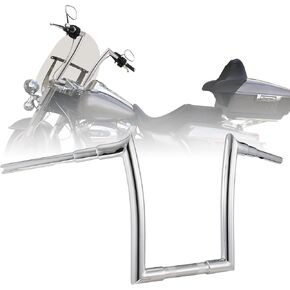 Road King Special 1.5" Fat Meathook Handlebars 12" Ape Hanger for 2017-Up Harley Touring FLTRXS, 2008-Up Softail Fat Bob, 07-17 Fat Boy, 06-17Wide, 2013 Road King CVO and 2015-later Freewheeler,Black