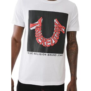 True Religion Men's Ss Warped Tr Tee