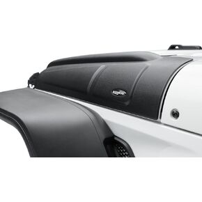 Bushwacker Trail Armor Hood Guard | 3-Piece Set, Black, Textured Finish | 14131 | Fits 2018 - 2024 Jeep Wrangler JL; 2020 - 2024 Jeep Gladiator