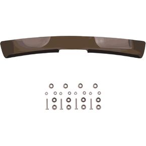 the RAW Smoke Acrylic Aeroshield for 2013-2022 Kenworth T880, thickness:1/4 inch (6.00mm) Wave Hood Protector KNB68/88KS