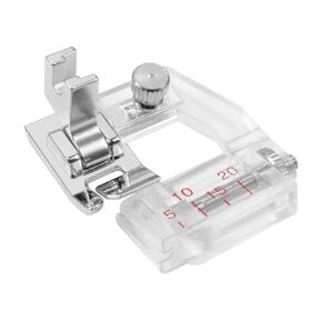 Low Shank Adjustable Tap Bias Binder Presser Foot for Singer, Brother, Janome, Juki, Babylock, Elna, Kenmore, White, Necchi, Simplicity, Euro-Pro, and More Sewing Machines