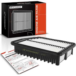A-Premium Engine Air Filter Compatible with Hyundai Elantra, Elantra GT, Tucson & Kia Forte, Forte5, Sportage, 2011-2018, 1.8L 2.0L, Rigid Panel, Replace# 28113-3X000
