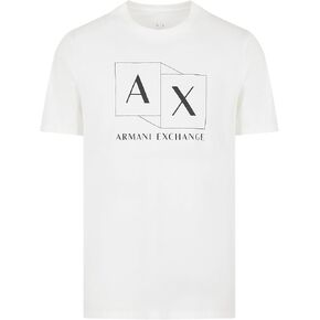 Armani Exchange Men's Slim Fit Mercerized Cotton Jersey Ax Box Logo Tee