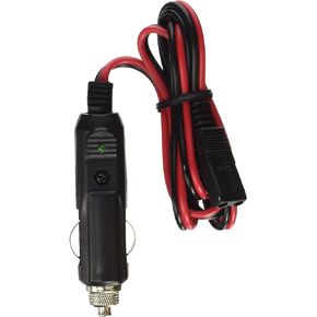 RoadPro RPPS-219 2-Pin 2-Wire CB Power Cord DC Power Cord with 12V Cigarette Lighter Plug for CB Radio