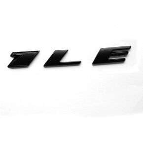 Yoaoo 1x OEM 1LE Emblem Badge Letter Rear Side Compatible with Zl1 1LE 1LE Door Matte Black Red