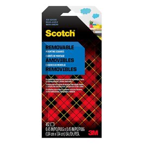Scotch Removable Double-Sided Mounting Squares, 432 Pre-Cut Foam Squares, 0.45 in. x 0.45 in., Removes Easily Without Leaving Any Residue, Photo-Safe, Mess-Free Application (7225AMS-ESF)