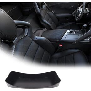 Car Accessories Seat Gap Filler Phone Holder Storage Box Organizer Tray For Chevrolet Corvette C7 2014-2019 Seats Rear Row Center Console Organizer Storage Box Backseat Center Organizer Container