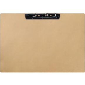 Acocony 11x17 Clipboard Vertical Extra Large Clipboard Hardboard with 8 Inch Jumbo Lever Clip Clipboards 11x17 Log Color Pack of 1
