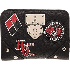 DC Comics Harley Quinn Locket Deluxe Bi-Fold Wallet