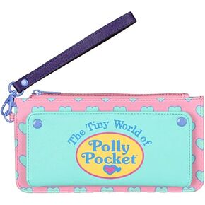 Polly Doll Series Themed Top Zip Women's Hand Purse Clutch Wallet multicolor