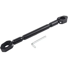 Qiilu Motorcycle Handlebar Cross 22mm 7/8'' Steering Wheel Strength Lever Aluminum Alloy Adjustable Motorcycle Balance Handlebar handlebar crossbar