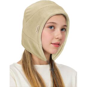 Sukeen Kids Winter Beanie Hat Girls Boys Double Side Wear Warm Hat Antistatic Cold Weather Hat Fleece Skull Cap for Outdoor