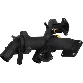 IRONTEK LR005631 Engine Coolant Thermostat Housing Assembly Fit for 2005-2009 for Land Rover LR3, 2006-2009 for Land Rover Range Rover Sport, 4646010 4H238A504AC 4H239N499AA LR 005631
