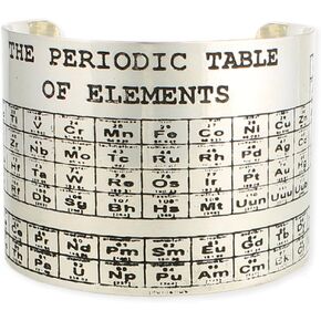 Periodic Table of Elements Cuff Bracelet - One Size Fits Most