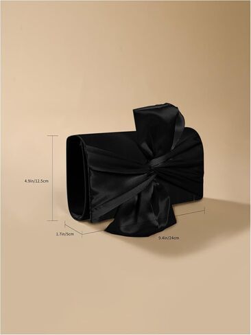 Verdusa Women's Twist Satin Clutch Evening Handbags Crossbody Bag Party Purses in Saudi Arabia