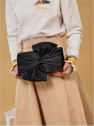 Verdusa Women's Twist Satin Clutch Evening Handbags Crossbody Bag Party Purses in Saudi Arabia