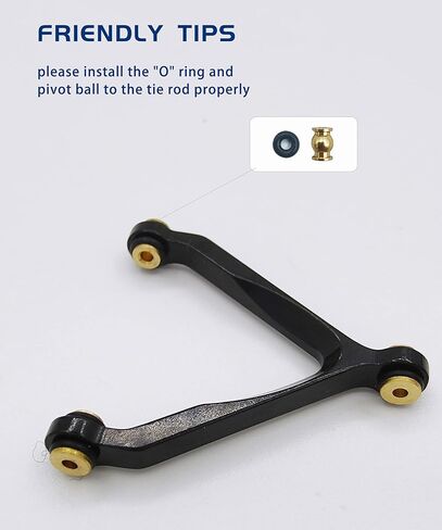 الألومنيوم RC سيارة تعليق الربط التعادل قضيب وصلة عدة عالية التخليص الهيكل الروابط ل SCX24 ديدبولت AXI90081 AXI00004 بيتي B-17 محوري 1/24 RC الزاحف سيارة in Kuwait