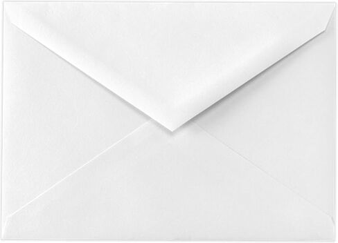 100 Pack A2 White Envelopes, Pointed Flap Baronial Classic Bright White Printable Envelopes For Invitations, Greeting Cards, Weddings, Birthdays, Mailing, Business, Any Occasion in Kuwait