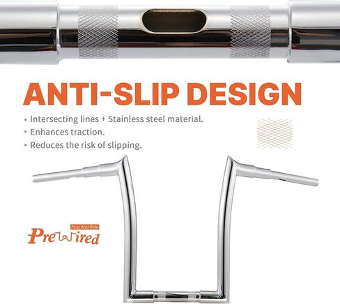 Road King Special 1.5" Fat Meathook Handlebars 12" Ape Hanger for 2017-Up Harley Touring FLTRXS, 2008-Up Softail Fat Bob, 07-17 Fat Boy, 06-17Wide, 2013 Road King CVO and 2015-later Freewheeler,Black in Saudi Arabia