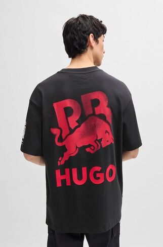 HUGO Men's F1 2024 Racing Bull Team Back Logo Tshirt in Saudi Arabia