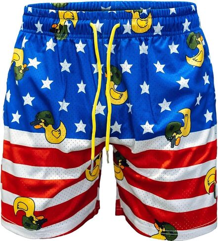 Men’s Original Lifestyle Mesh Shorts | 5" Inseam | Midweight Polyester Blend | 2 Front & 1 Rear Zipper Pockets in Kuwait