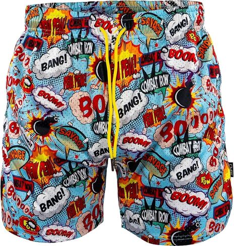Men’s Original Lifestyle Mesh Shorts | 5" Inseam | Midweight Polyester Blend | 2 Front & 1 Rear Zipper Pockets in Kuwait