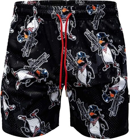 Men’s Original Lifestyle Mesh Shorts | 5" Inseam | Midweight Polyester Blend | 2 Front & 1 Rear Zipper Pockets in Kuwait