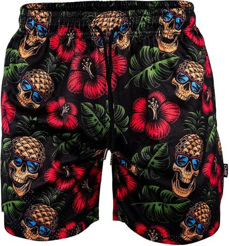 Men’s Original Lifestyle Mesh Shorts | 5" Inseam | Midweight Polyester Blend | 2 Front & 1 Rear Zipper Pockets in Kuwait