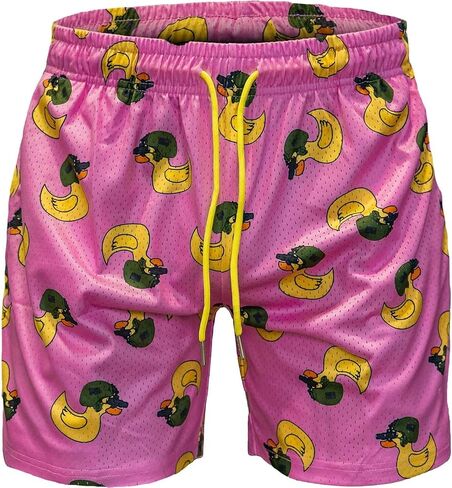 Men’s Original Lifestyle Mesh Shorts | 5" Inseam | Midweight Polyester Blend | 2 Front & 1 Rear Zipper Pockets in Kuwait