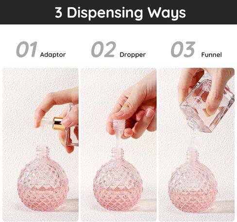 Segbeauty Vintage Perfume Bottle, 3.4oz 100ml Pink Spray Bottle for Perfume, Empty Refillable Glass Perfume Atomizer, Travel Cologne Dispenser Sample Containers for Liquid Cosmetic Home Decor in Saudi Arabia