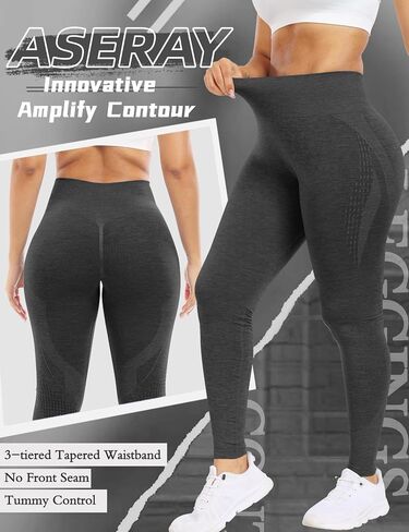 Scrunch Butt Lifting Leggings for Women Amplify Contour Seamless Leggings High Waisted Workout Gym Leggings Yoga Pants in Saudi Arabia