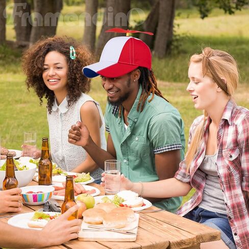 Framendino, Adult Propeller Hat Baseball Cap with Helicopter Funny Adjustable Costume Headwear in Saudi Arabia