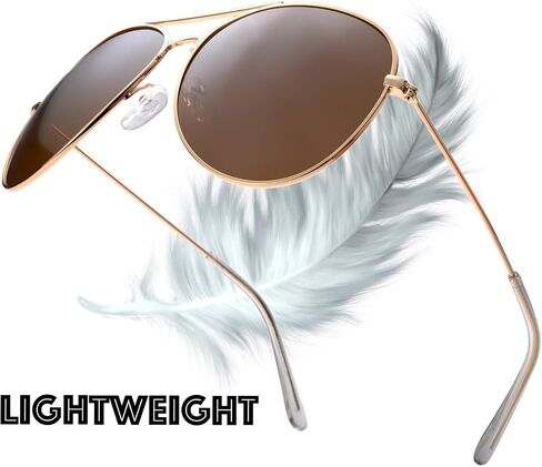 The Fresh Classic Aviator Frame Light Color Lens XL Oversized Sunglasses Gift Box (4s-Silver, Blue) in Saudi Arabia
