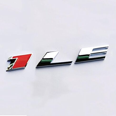 Yoaoo 1x OEM 1LE Emblem Badge Letter Rear Side Compatible with Zl1 1LE 1LE Door Matte Black Red in Saudi Arabia