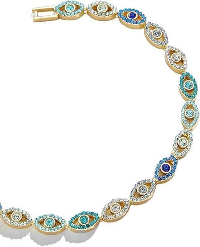 14k Gold Filled Tennis Bracelet|3mm Cubic Zirconia Classic Tennis Bracelet|Gold Link Bracelets For Women 6.15/6.75/7.15 Inch in Saudi Arabia